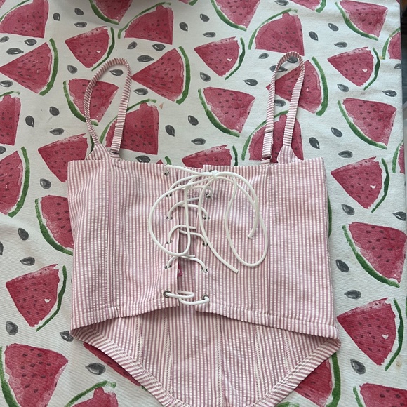 Edikted striped cammie corset - Picture 3 of 6